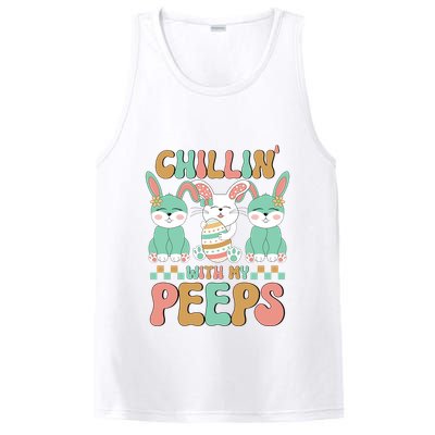 Retro Chillin With My Peeps Cute Candy PosiCharge Competitor Tank