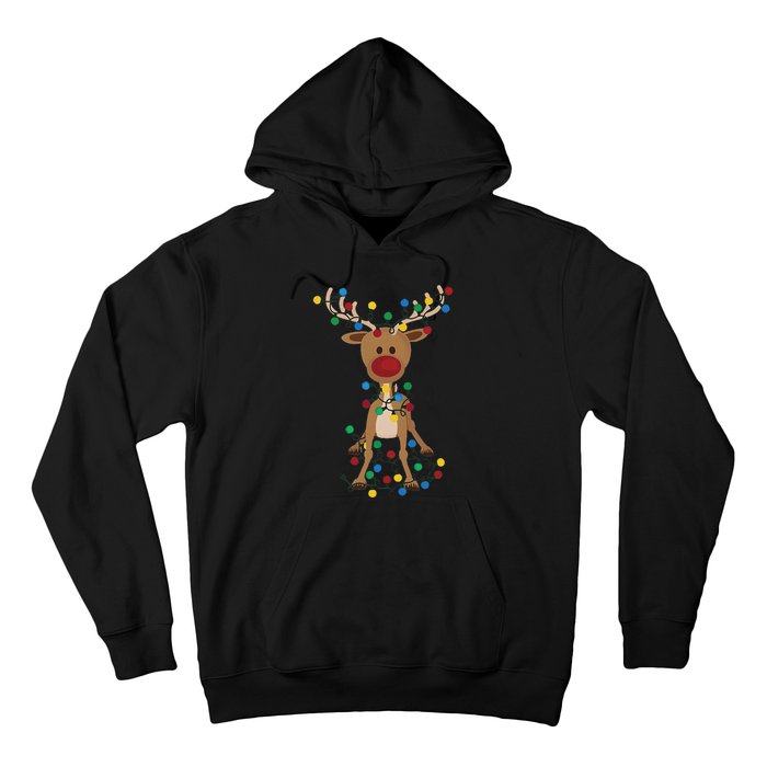 Reindeer Christmas Xmas For Women Hoodie