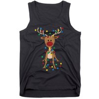 Reindeer Christmas Xmas For Women Tank Top