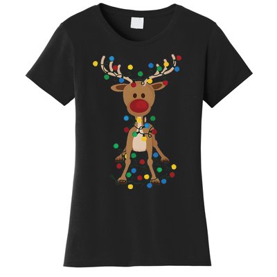 Reindeer Christmas Xmas For Women Women's T-Shirt