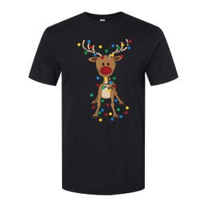 Reindeer Christmas Xmas For Women Softstyle CVC T-Shirt