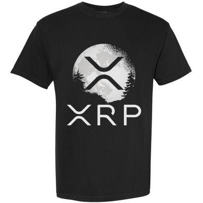 Ripple Coin Xrp Ledger Moon Cryptocurrency Bull Market Garment-Dyed Heavyweight T-Shirt