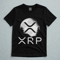 Ripple Coin Xrp Ledger Moon Cryptocurrency Bull Market T-Shirt