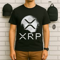 Ripple Coin Xrp Ledger Moon Cryptocurrency Bull Market T-Shirt