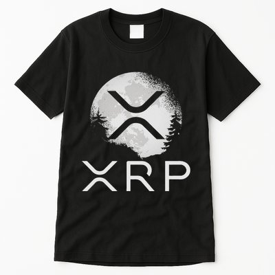 Ripple Coin Xrp Ledger Moon Cryptocurrency Bull Market Tall T-Shirt
