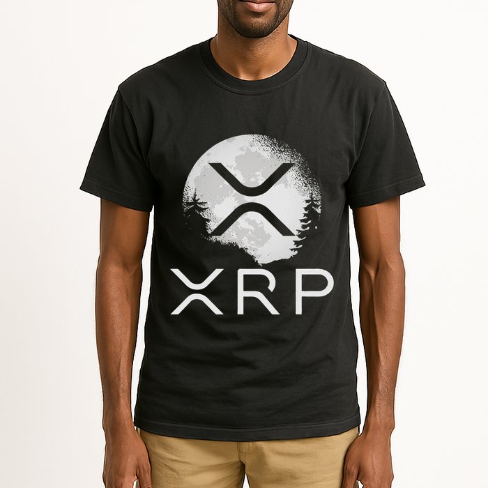 Ripple Coin Xrp Ledger Moon Cryptocurrency Bull Market Tall T-Shirt