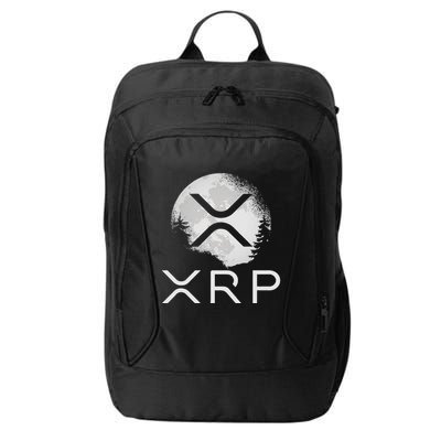 Ripple Coin Xrp Ledger Moon Cryptocurrency Bull Market City Backpack