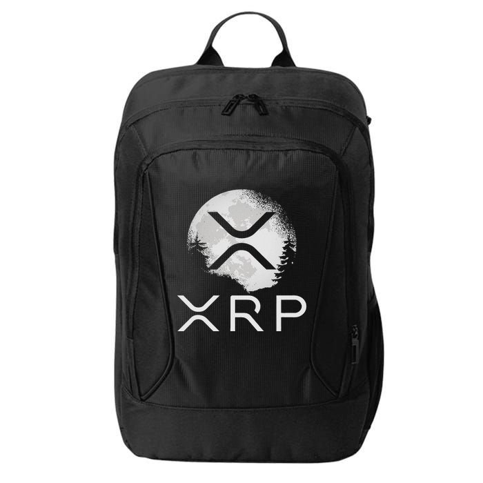 Ripple Coin Xrp Ledger Moon Cryptocurrency Bull Market City Backpack