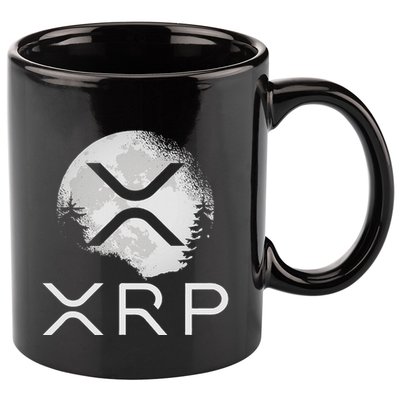 Ripple Coin Xrp Ledger Moon Cryptocurrency Bull Market 11oz C Handle Ceramic Mug
