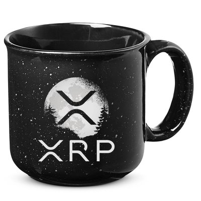 Ripple Coin Xrp Ledger Moon Cryptocurrency Bull Market 15oz Campfire Ceramic Mug
