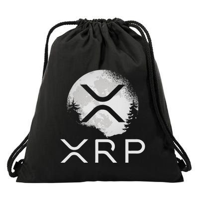 Ripple Coin Xrp Ledger Moon Cryptocurrency Bull Market Drawstring Bag