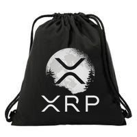 Ripple Coin Xrp Ledger Moon Cryptocurrency Bull Market Drawstring Bag
