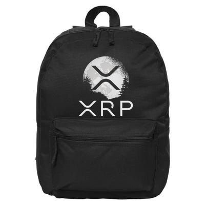 Ripple Coin Xrp Ledger Moon Cryptocurrency Bull Market 16 in Basic Backpack