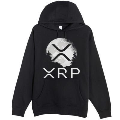 Ripple Coin Xrp Ledger Moon Cryptocurrency Bull Market Premium Pullover Hoodie