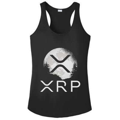 Ripple Coin Xrp Ledger Moon Cryptocurrency Bull Market Ladies PosiCharge Competitor Racerback Tank