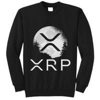 Ripple Coin Xrp Ledger Moon Cryptocurrency Bull Market Tall Sweatshirt