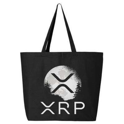 Ripple Coin Xrp Ledger Moon Cryptocurrency Bull Market 25L Jumbo Tote
