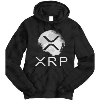 Ripple Coin Xrp Ledger Moon Cryptocurrency Bull Market Tie Dye Hoodie