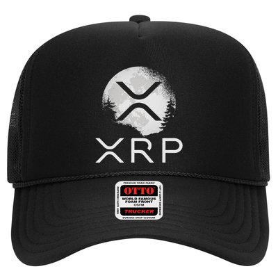 Ripple Coin Xrp Ledger Moon Cryptocurrency Bull Market Trucker Hat