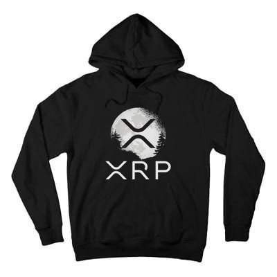Ripple Coin Xrp Ledger Moon Cryptocurrency Bull Market Tall Hoodie