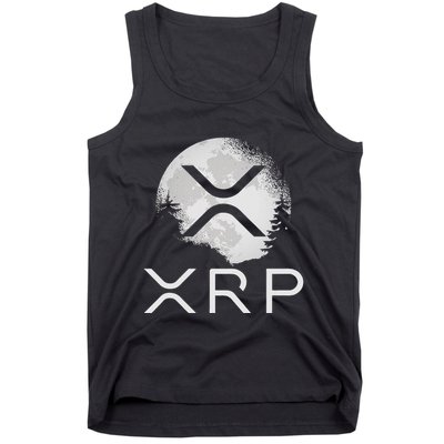Ripple Coin Xrp Ledger Moon Cryptocurrency Bull Market Tank Top