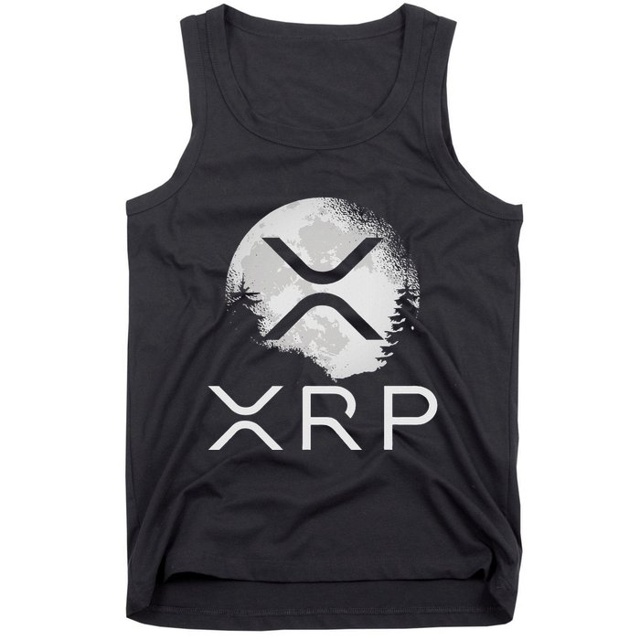 Ripple Coin Xrp Ledger Moon Cryptocurrency Bull Market Tank Top