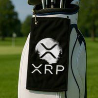 Ripple Coin Xrp Ledger Moon Cryptocurrency Bull Market Golf Towel