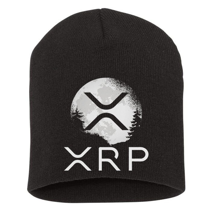 Ripple Coin Xrp Ledger Moon Cryptocurrency Bull Market Short Acrylic Beanie