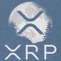Ripple Coin Xrp Ledger Moon Cryptocurrency Bull Market Garment-Dyed Sweatshirt