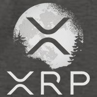 Ripple Coin Xrp Ledger Moon Cryptocurrency Bull Market Vector Backpack