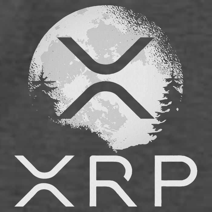 Ripple Coin Xrp Ledger Moon Cryptocurrency Bull Market Vector Backpack