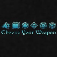 Rpg Choose Your Weapon Dice Rpg Ladies PosiCharge Tri-Blend Wicking Tank