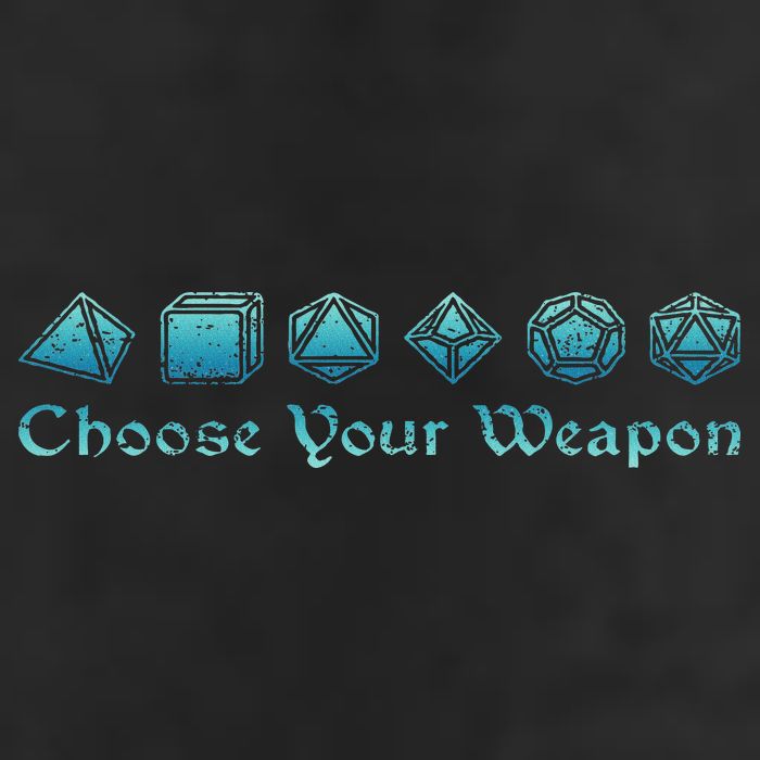 Rpg Choose Your Weapon Dice Rpg Cool Comfort Performance Bucket Hat