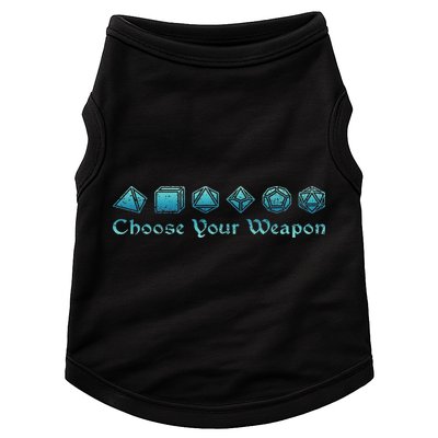 Rpg Choose Your Weapon Dice Rpg Doggie Tank