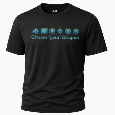 Rpg Choose Your Weapon Dice Rpg Performance Shirt