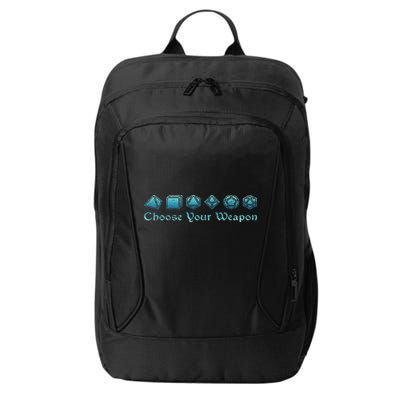 Rpg Choose Your Weapon Dice Rpg City Backpack