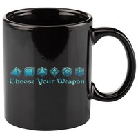 Rpg Choose Your Weapon Dice Rpg 11oz C Handle Ceramic Mug