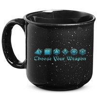 Rpg Choose Your Weapon Dice Rpg 15oz Campfire Ceramic Mug