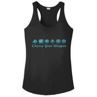 Rpg Choose Your Weapon Dice Rpg Ladies PosiCharge Competitor Racerback Tank