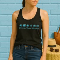Rpg Choose Your Weapon Dice Rpg Womens Tank Top
