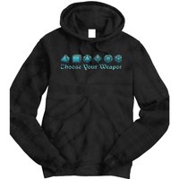 Rpg Choose Your Weapon Dice Rpg Tie Dye Hoodie