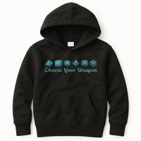 Rpg Choose Your Weapon Dice Rpg Kids Hoodie