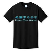 Rpg Choose Your Weapon Dice Rpg Kids T-Shirt
