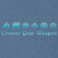 Rpg Choose Your Weapon Dice Rpg Garment-Dyed Sweatshirt