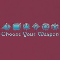Rpg Choose Your Weapon Dice Rpg 16oz Travel Tumbler