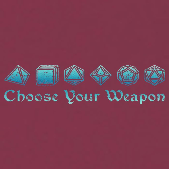 Rpg Choose Your Weapon Dice Rpg 16oz Travel Tumbler