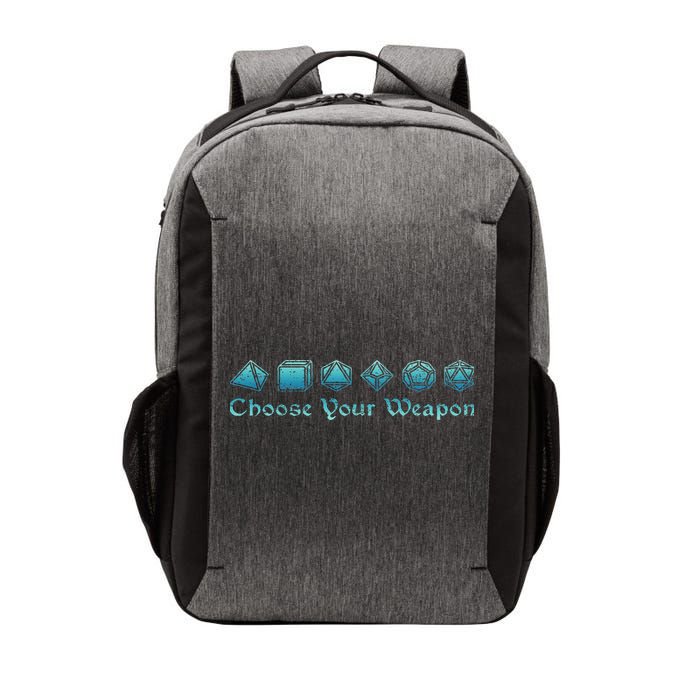 Rpg Choose Your Weapon Dice Rpg Vector Backpack