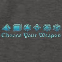 Rpg Choose Your Weapon Dice Rpg Vector Backpack