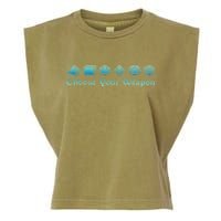 Rpg Choose Your Weapon Dice Rpg Garment-Dyed Women's Muscle Tee