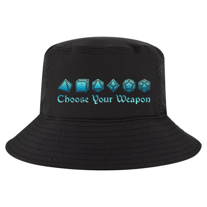 RPG Choose Your Weapon Dice   RPG  Cool Comfort Performance Bucket Hat